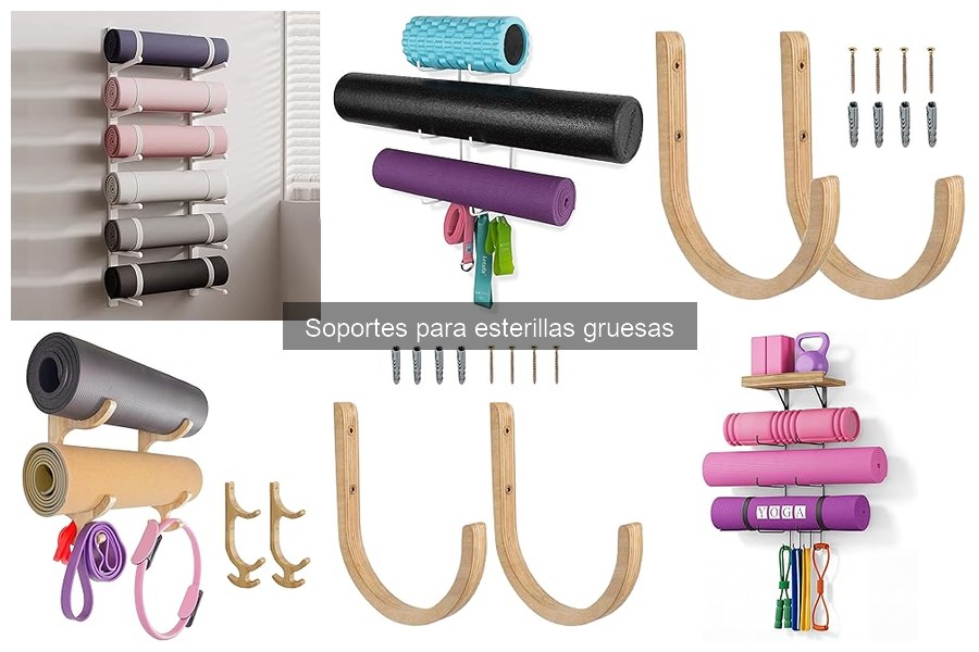 Ventajas de usar un soporte para esterillas gruesas de yoga