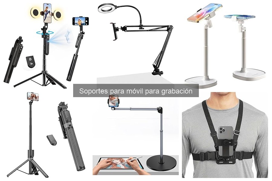Ventajas de usar un soporte para móvil en grabaciones
