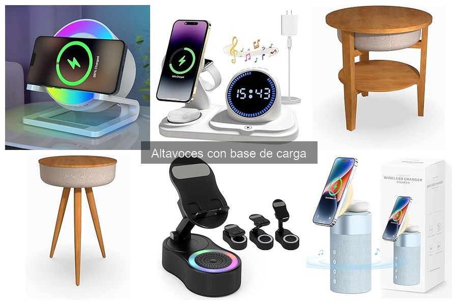 Ventajas y desventajas de altavoces con base de carga