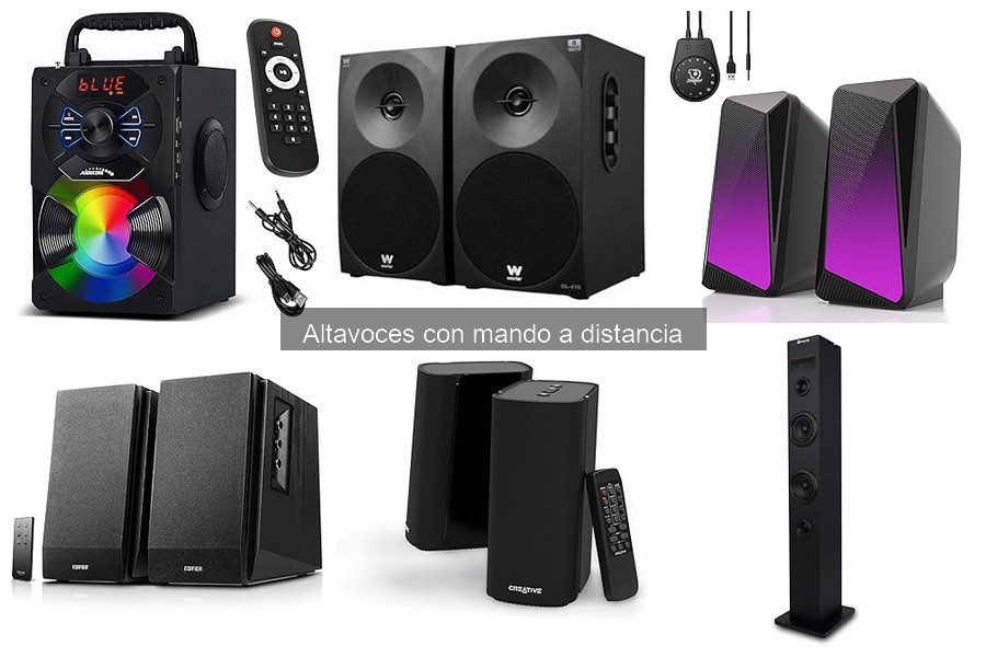 Ventajas y desventajas de altavoces con mando a distancia