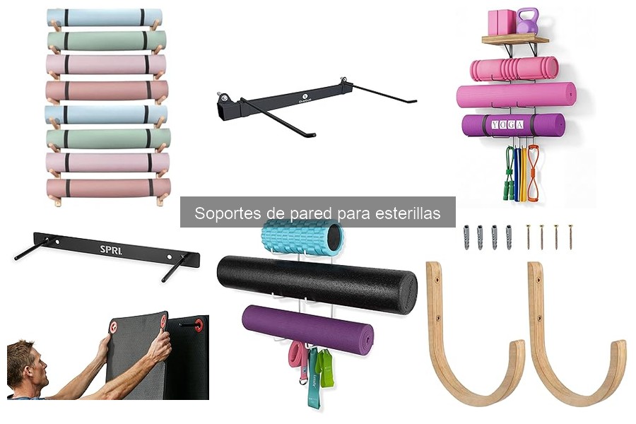 Ventajas y desventajas de soportes de pared para esterillas de yoga